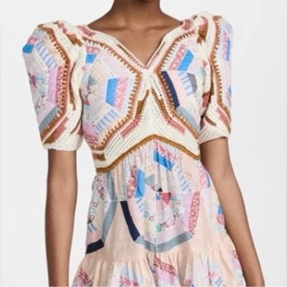 NWOT Sea New York Patchwork Quinn Crochet
Top Mini Dress - Picture 6 of 8